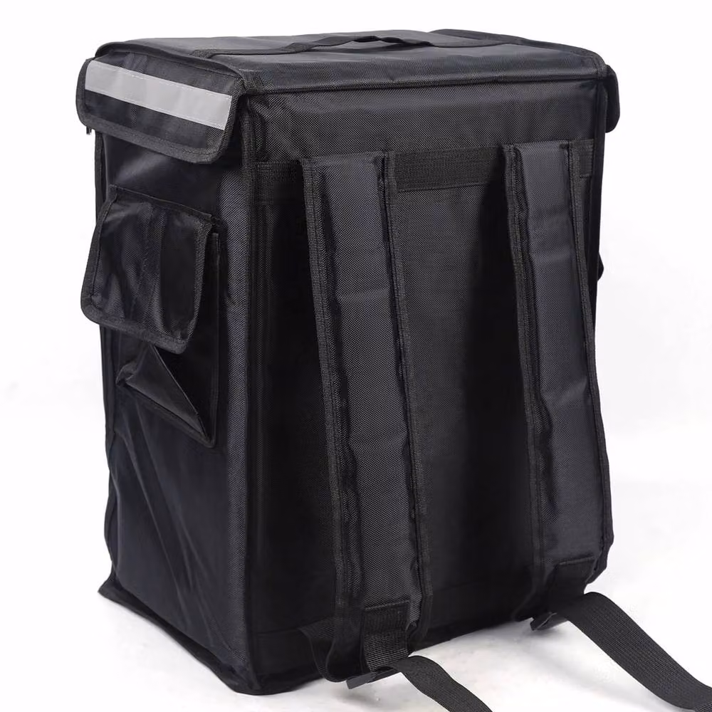 VOGREX 42L Large Insulated Thermal Delivery Backpack for Pizza and BBQ in Black – 4