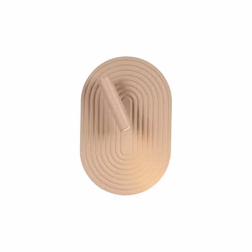 Lucide Carmino LED Wall Light in Taupe with Warm White 2700K Up and Down Lighting