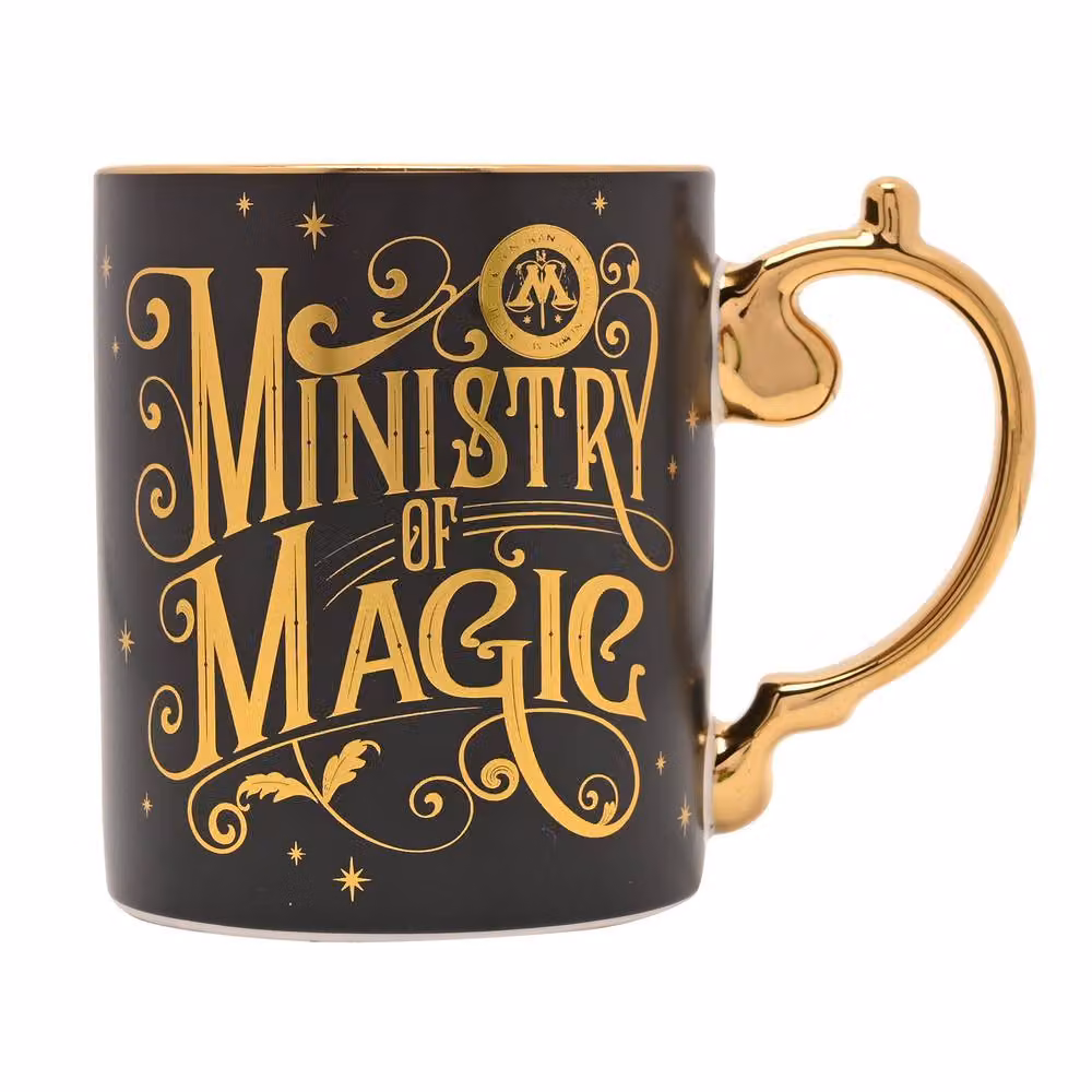 Widdop and Co Warner Bros Harry Potter Ministry of Magic Ceramic Mug in Black and Gold – 3