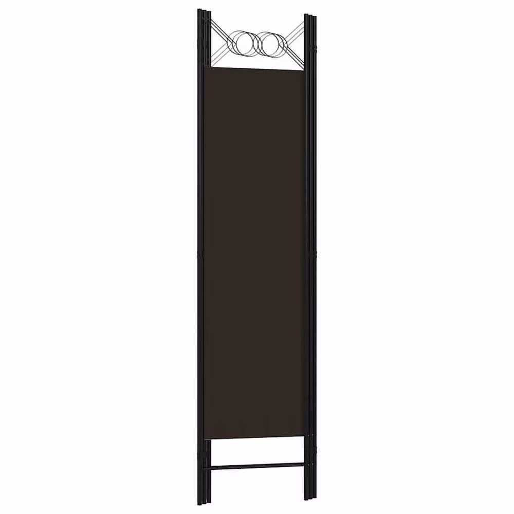 Berkfield Home Practical 3-Panel Metal Room Divider, Brown, W: 120 cm, H: 180 cm – 3