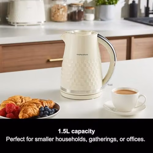 Morphy Richards Hive Jug Kettle, 1.5 l, Cream – 2