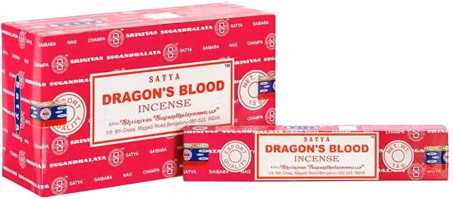Satya Dragon's Blood Incense Sticks, Red