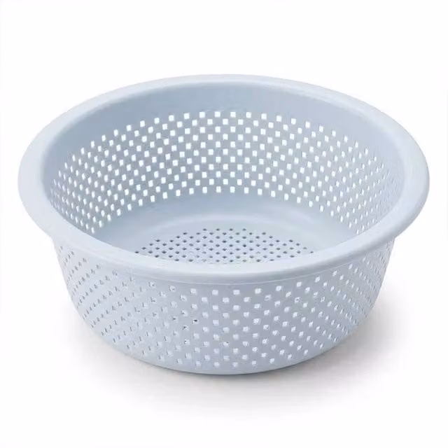 FLAVORA Multicolour Round Plastic Colander Bowl, Diameter: 35 cm