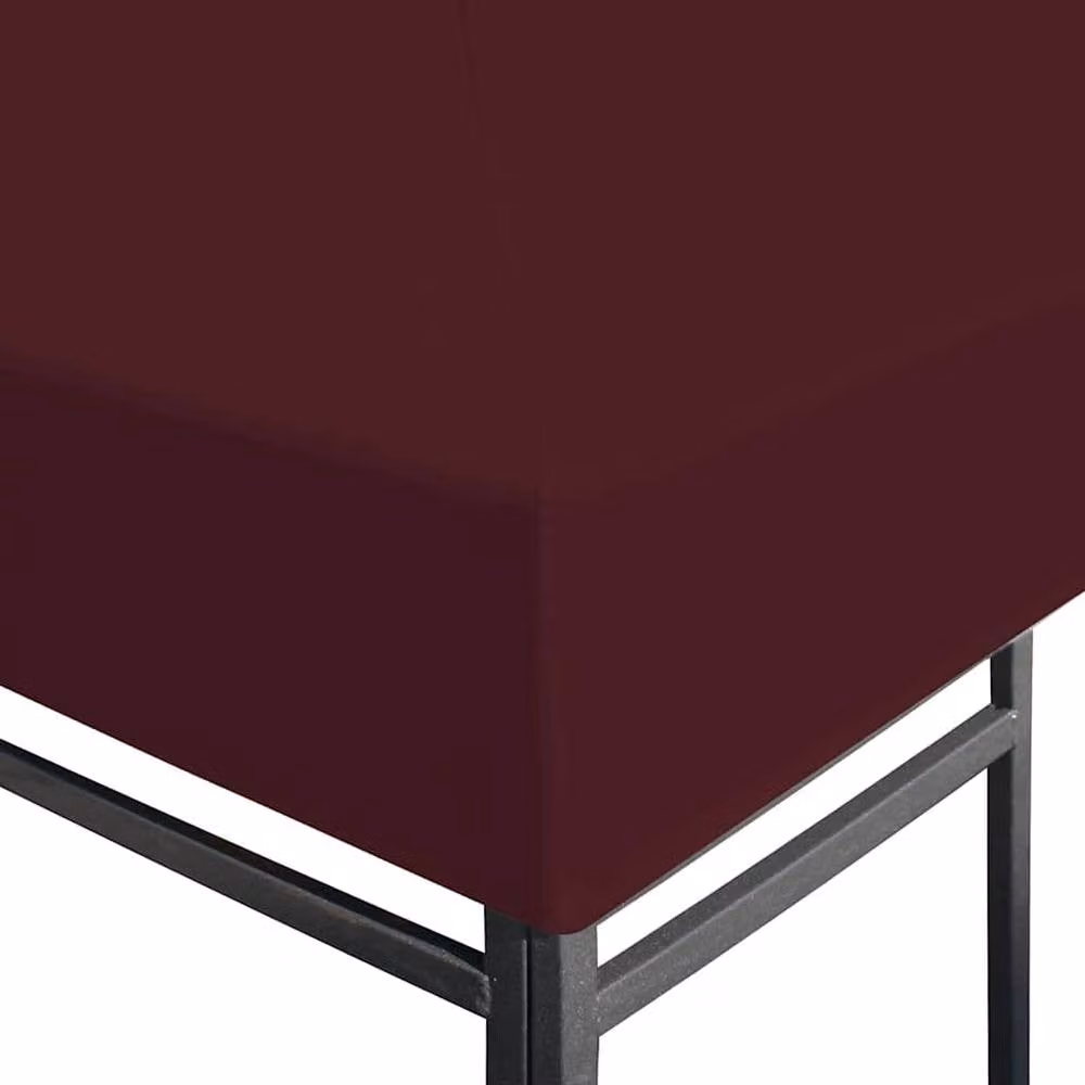 Berkfield Home Gazebo Top Cover, Red Polyester, 3 x 3 m – 3