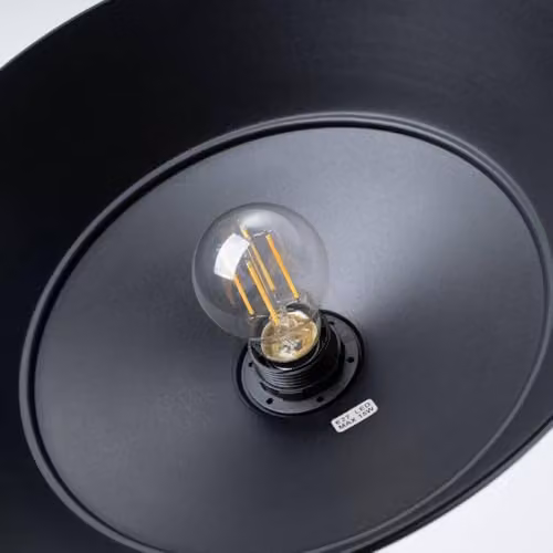 SOLLUX lighting Frika Pendant Light in Black, W/D/H: 34 x 34 x 74 cm – 4