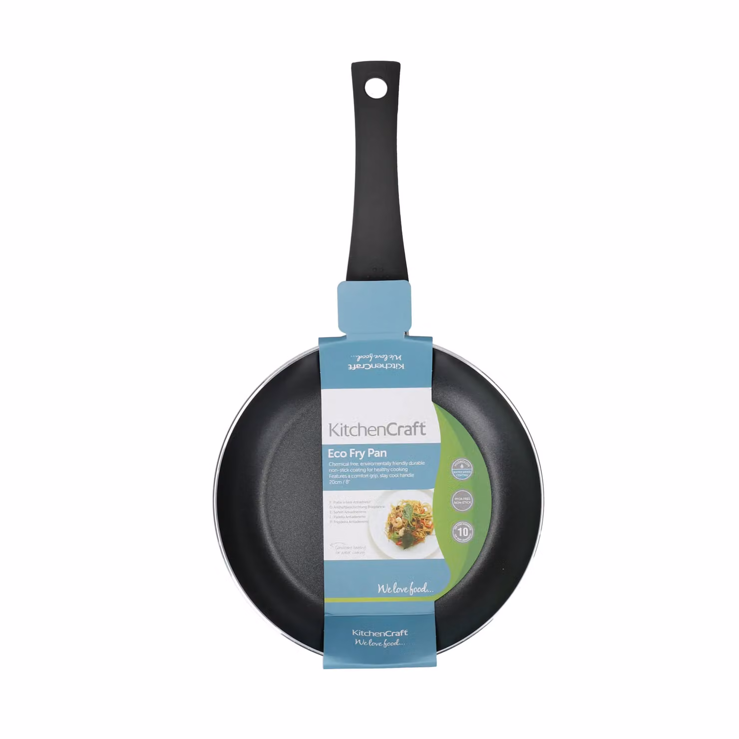 KitchenCraft Non-Stick Aluminium Frying Pan, 20cm, Black or Grey – 2