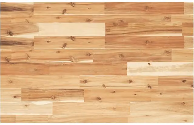 Berkfield Home Solid Wood Acacia Desk Top in Brown, W: 60 cm, D: 50 cm, H: 4 cm – 1