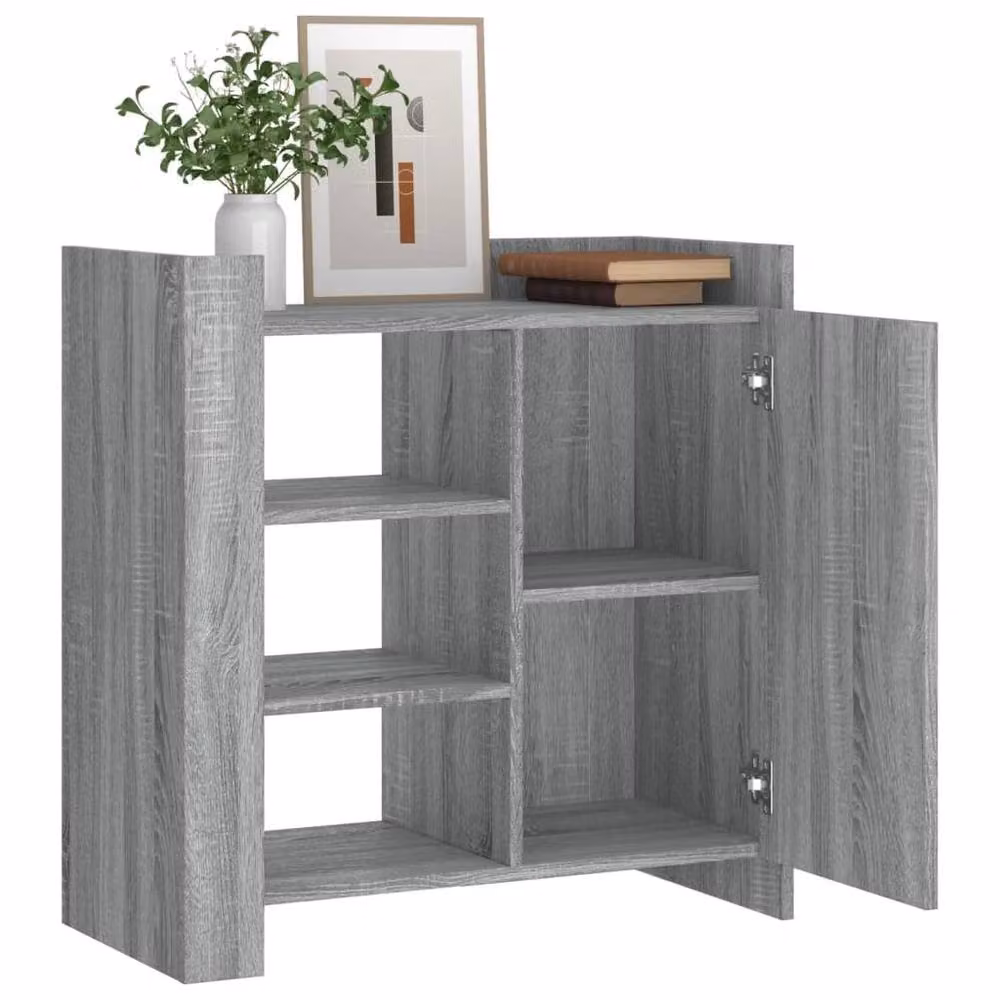 Berkfield Home Grey Sonoma Sideboard in Engineered Wood W/D/H: 73.5 x 35 x 75 cm – 3