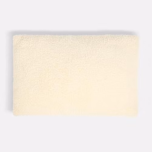OHS Snug Slogan Decorative Boucle Scatter Cushion, Monochrome, W: 50 cm, H: 30 cm