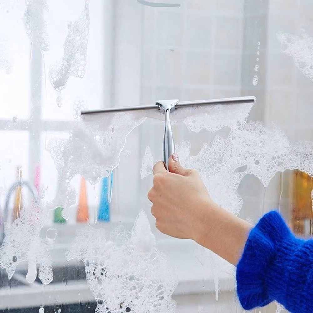 VOGREX Stainless Steel Window and Shower Squeegee Cleaner in Silver – 2