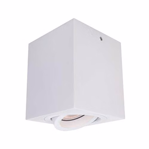 Italux Emilio Modern White Aluminium Surface Mounted GU10 Single Light