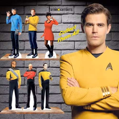 Star Cutouts SC4833 Star Trek Captain James T. Kirk Lifesize Cardboard Cutout, Height: 180 cm – 6