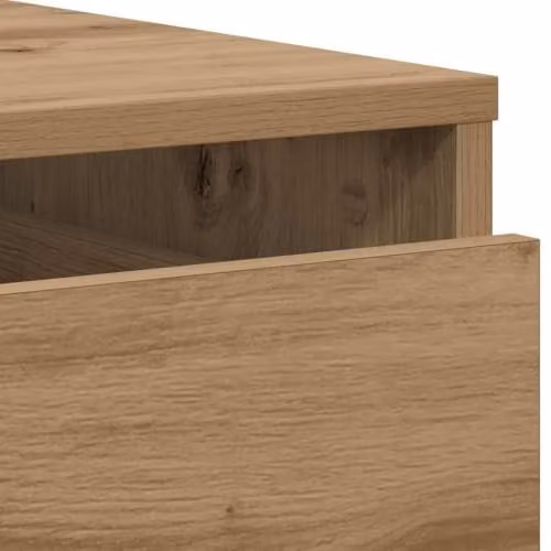 vidaXL Corner Chest of Drawers in Artisan Oak, W: 40 cm, D: 41 cm, H: 76 cm – 4