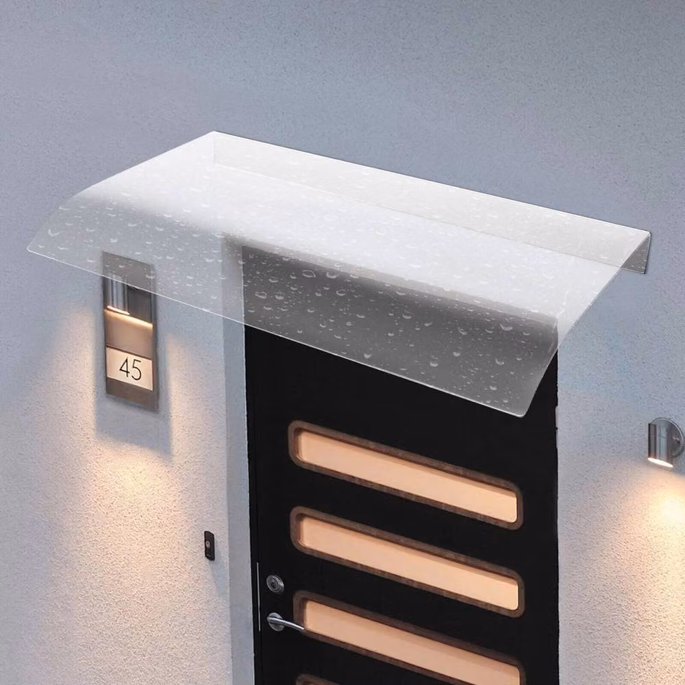 NESTLUNE DIY Transparent Polycarbonate Outdoor Window Awning – 2