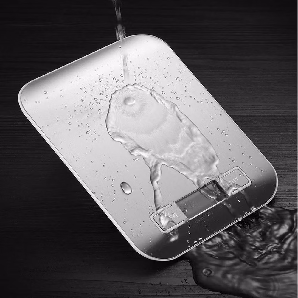 SPETLEK Silver Digital Electronic LCD Pocket Scale with 10kg Capacity and Stainless Steel Design – 3