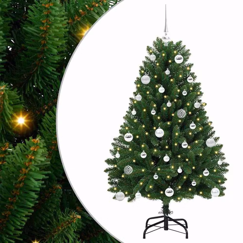 Berkfield Home Artificial Green Christmas Tree with Stand, Height: 150 cm – 2