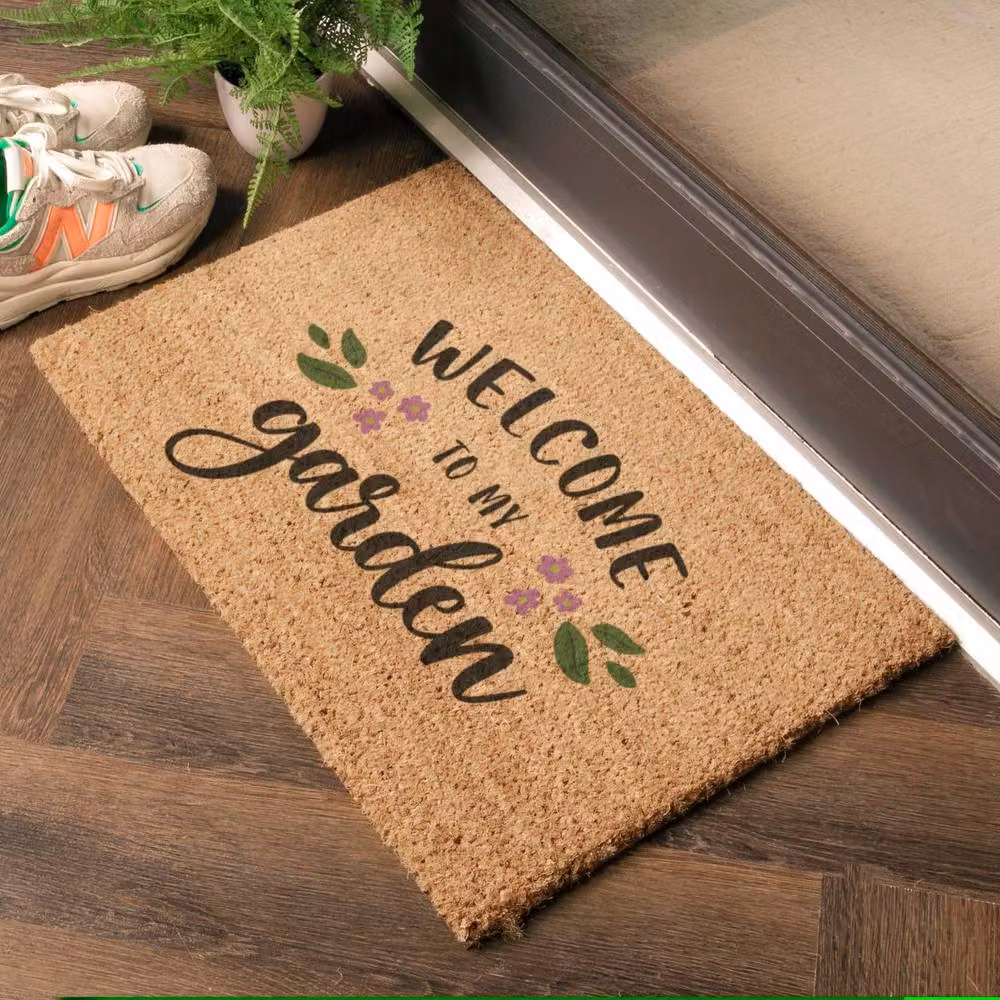 Artsy Mats Welcome To My Garden Doormat in Brown, W/D: 60 x 40 cm – 2