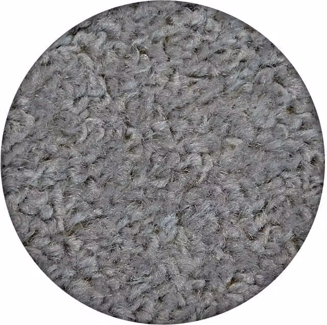 RugsX Eton Round Grey Polypropylene Rug, Diameter: 170 cm