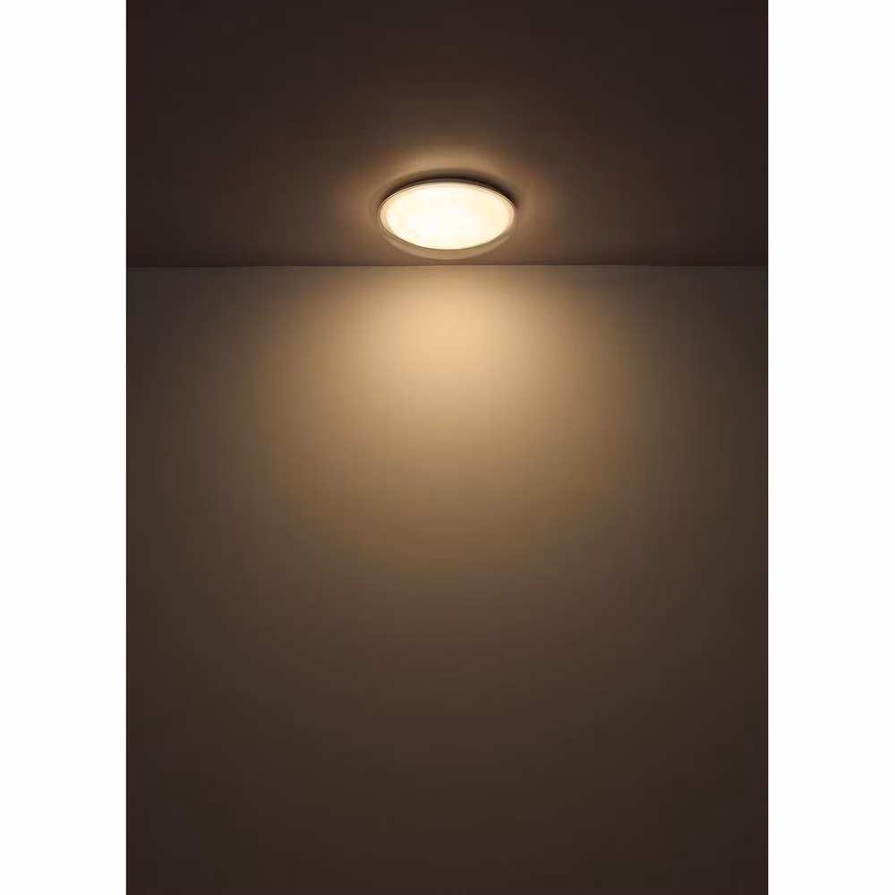 Netlighting Tyrone Integrated LED Semi Flush Ceiling Light, White – 3