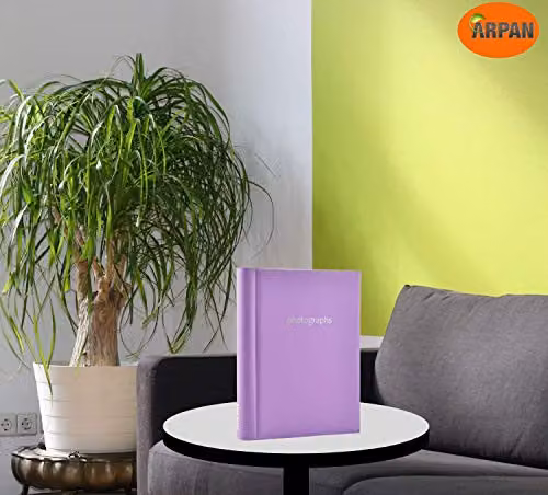 Arpan Set of 3 Purple Self Adhesive Photo Albums with 108 Sheets and 216 Sides – 4