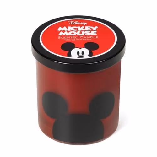 Disney Mickey Mouse Inspired Red Cedar Musk Scented Candle, 213 g
