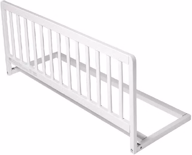 Safetots White Wooden Foldable Bed Guard W/H: 90 x 38 cm