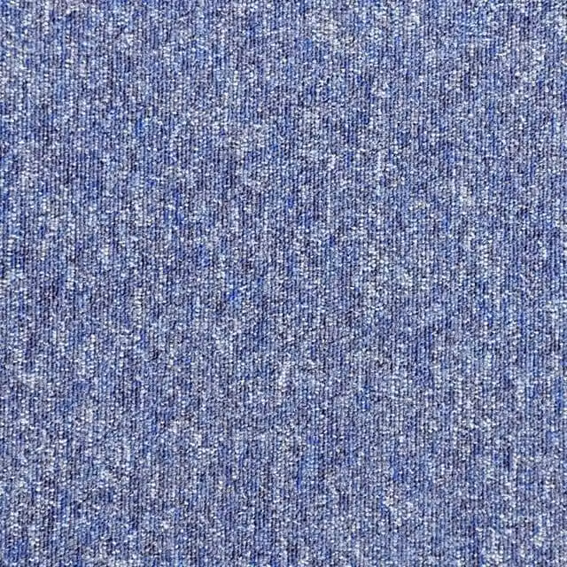 Vital Contract Carpet Tiles in Bright Blue, 5.5mm Loop Pile Polyamide, 5m2 (20 Tiles Per Box)