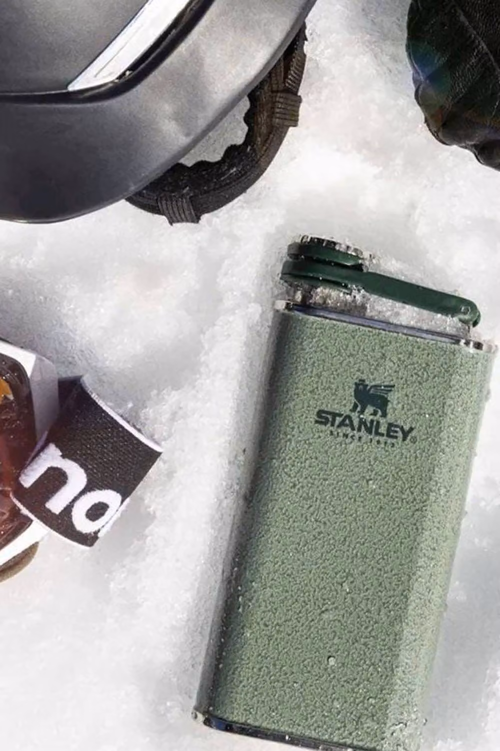 Stanley Easy Fill Wide Mouth Flask, Green, 0.23 l – 3