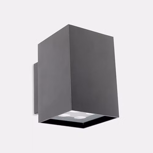 Netlighting Afrodita Outdoor LED Up Down Wall Light, Urban Grey, 17.4W, 4000K, IP55 – 1