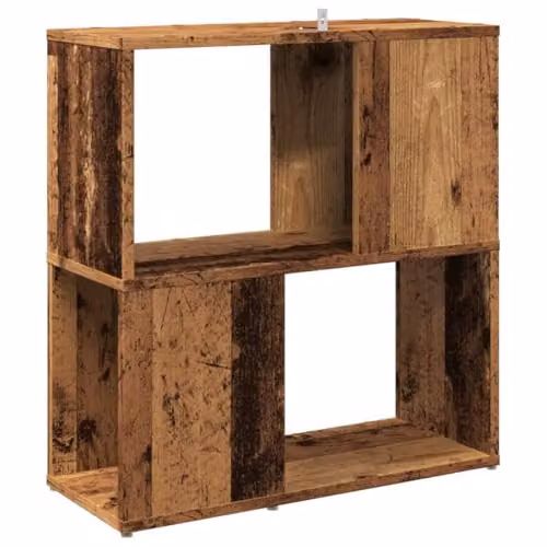 vidaXL Book Cabinet in Old Wood Brown, W/D/H: 60 x 24 x 63 cm – 7