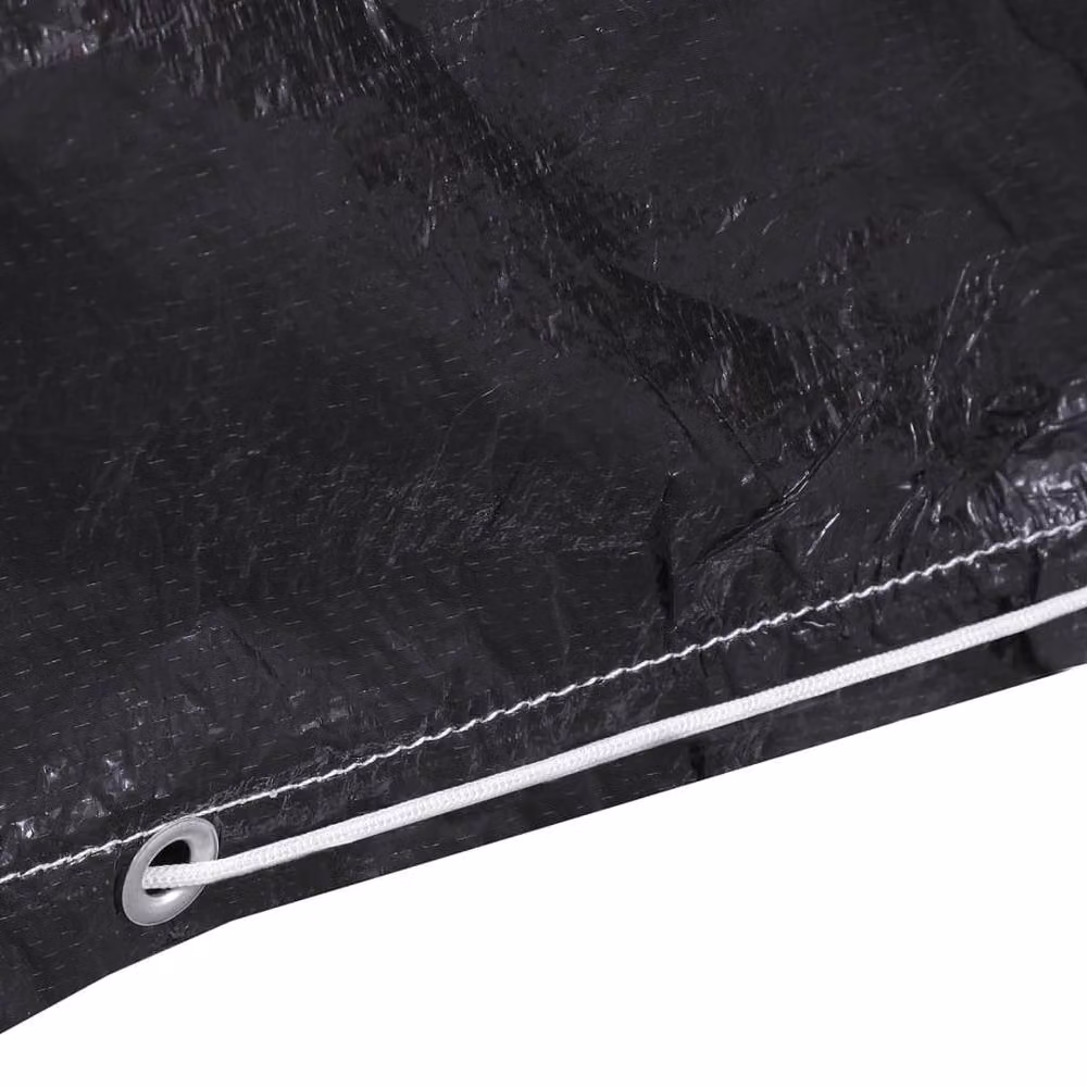 Berkfield Home Water Repellent Bench Covers, 2 Pack, Black, W: 205 cm, D: 90 cm – 3