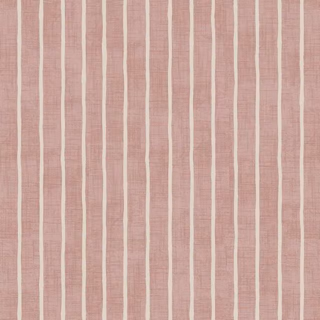 iLiv Pencil Stripe Fabric in Rose Pink