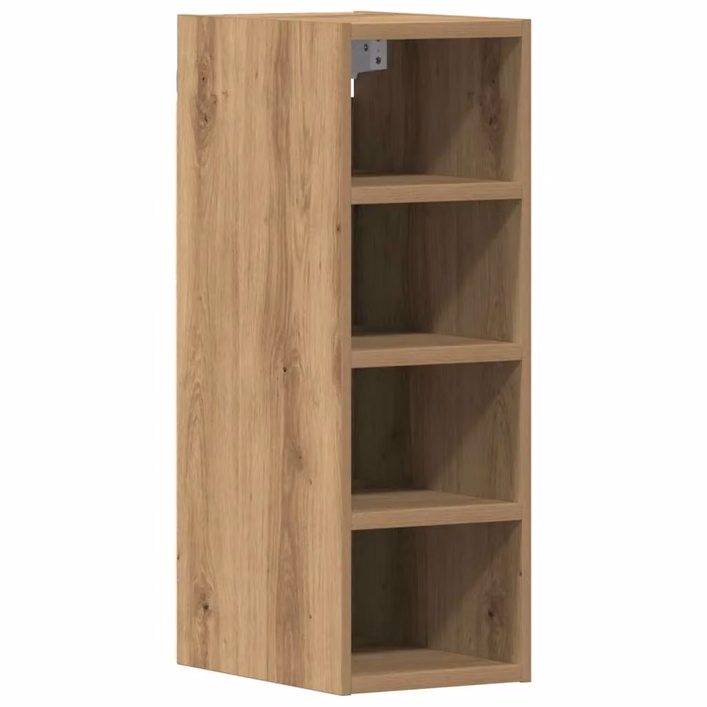 Berkfield Home Artisan Oak Hanging Kitchen Wall Unit in Brown, W/D/H: 60 x 20 x 29.5 cm – 2