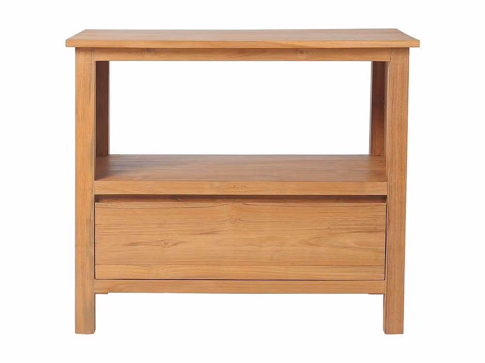 Vente-unique Ketapang Teak Vanity Unit in Light Oak – 2