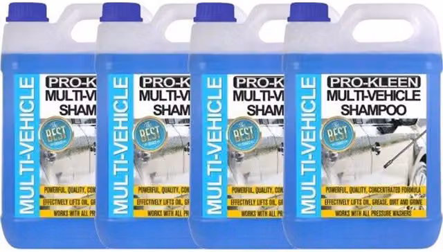 ProKleen High Concentrate Multi-Vehicle Pressure Washer Car Shampoo, 4 x 5L – 1