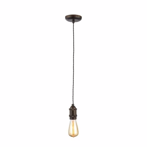 InLight INL-27988-BRZ Dale Industrial Suspended Pendant Light in Bronze
