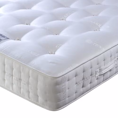 Bedmaster Tennyson 4000 Natural Orthopaedic Twin Pocket Sprung Mattress, White, W/D/H: 140 x 200 x 30 cm – 1