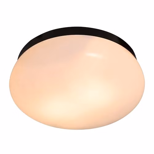 Nordlux Foam Black Plastic Ceiling Light for Bathrooms, E27, IP44, Diameter: 34 cm