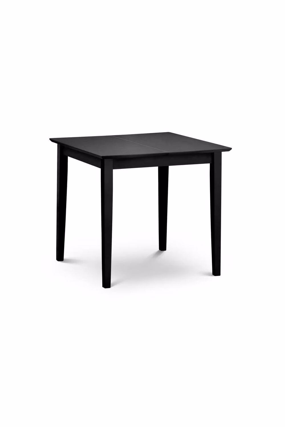Julian Bowen Rufford Square to Rectangular Extending Dining Table in Black, W/D/H: 80 x 80 x 75 cm – 4