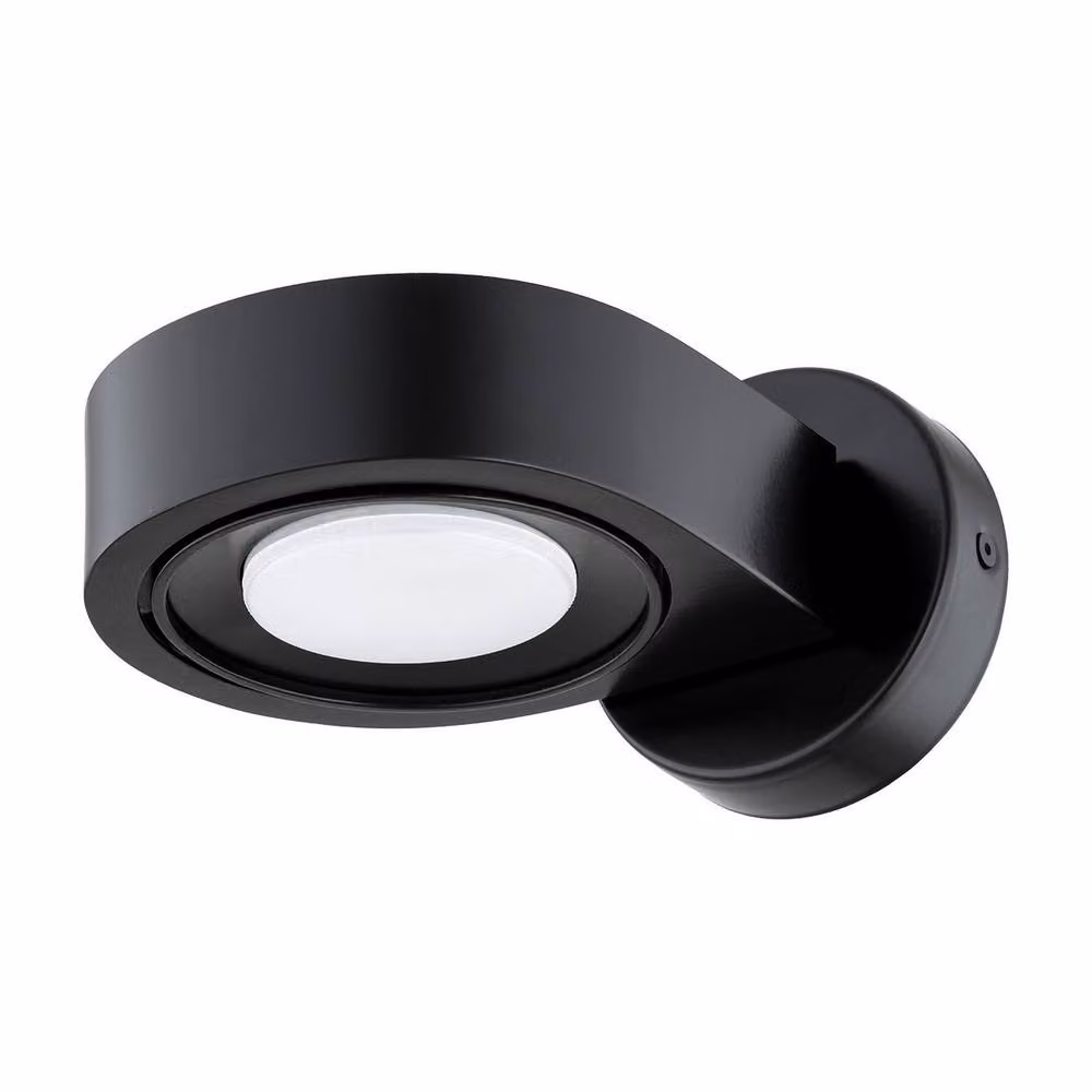 Netlighting Lotus Adjustable Up and Down Wall Lamp in Black with GX53 LED Bulb – 3