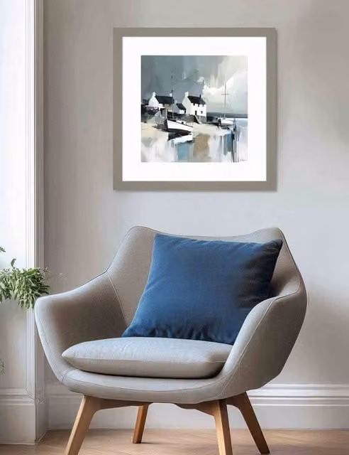 Gallery Direct Sea Spirit Framed Wall Art in Blue and Multicolour