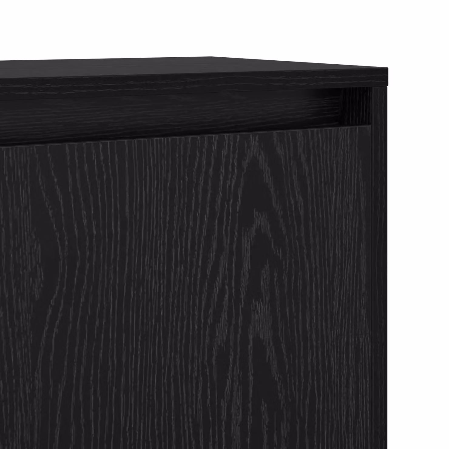 Berkfield Home Black Oak Sideboard with Shelf and Door, W/D/H: 97 x 29 x 75 cm – 7