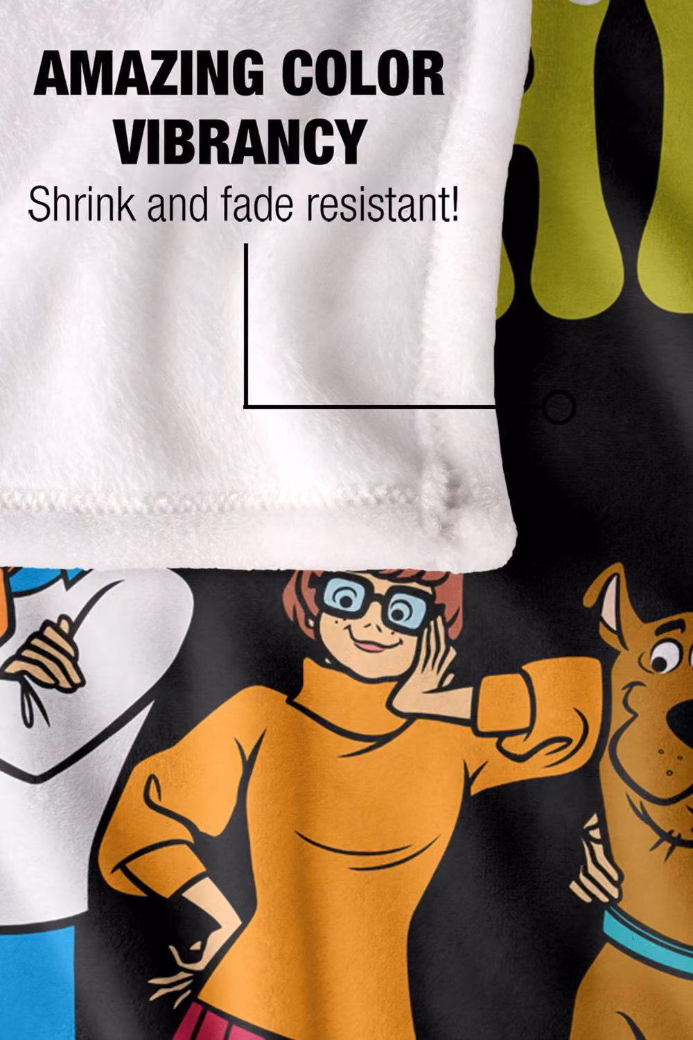 Warner Bros. Scooby-Doo Meddling Kids Super Soft Silky Touch Throw Blanket, Multicolour, Extra Large – 5
