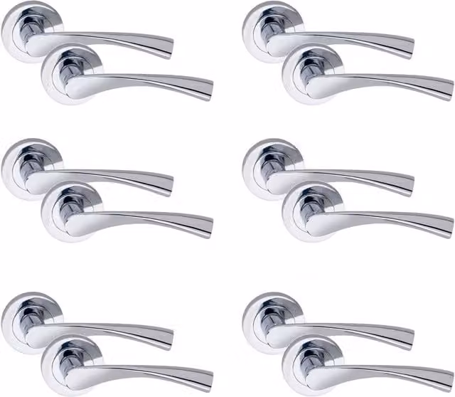 Golden Grace Chrome Door Handles