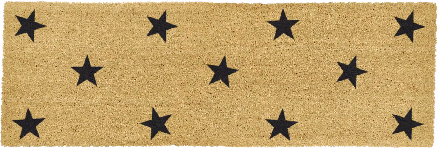 Artsy Mats Multi Stars Patio Doormat in Beige, W/D/H: 120 x 40 x 1 cm – 4