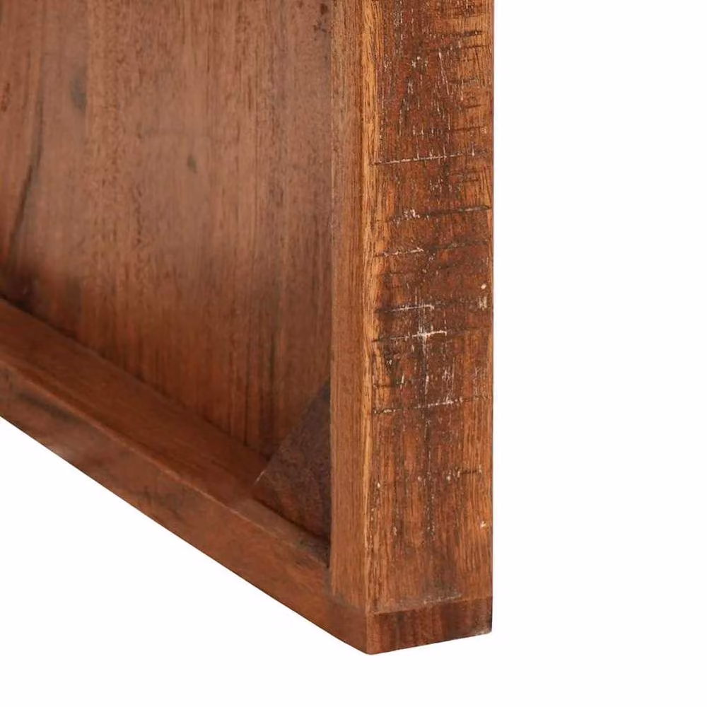Berkfield Home Modern Multicolour Solid Reclaimed Wood End Tables with Nested Tops – 5