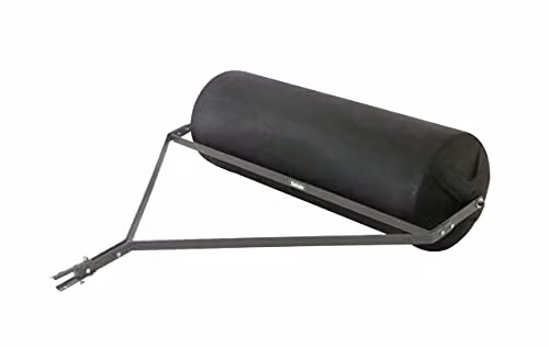 The Handy Large Poly Body Towed Garden Roller in Black with 175L Capacity