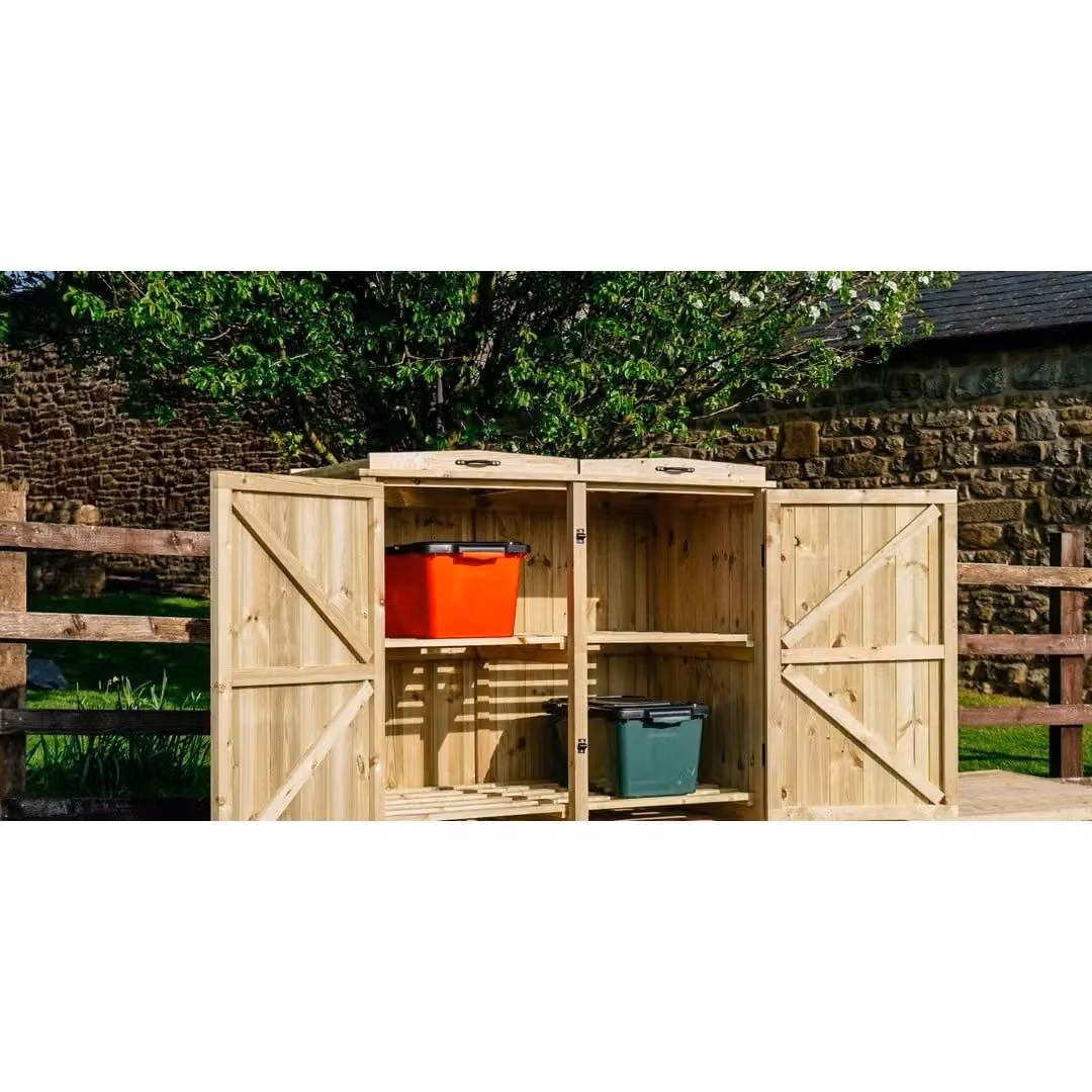 Buttercup Farm Chatburn 4 Box Store in Brown Timber W/D/H: 122.5 x 80.4 x 70.0 cm – 3