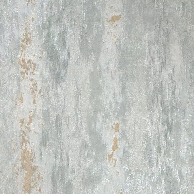I Love Wallpaper Nova Metallic Abstract Wallpaper in Duck Egg Green with Silver Sparkle