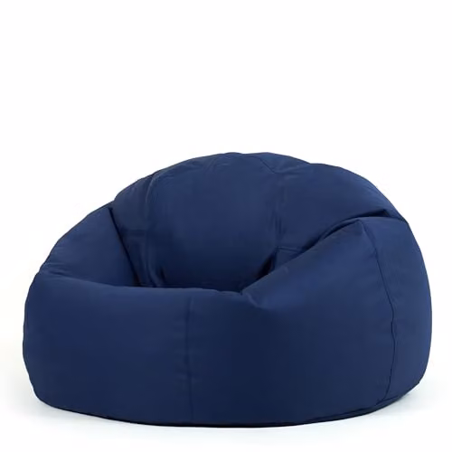 ICON Kingston Classic Indoor Outdoor Bean Bag Chair in Blue